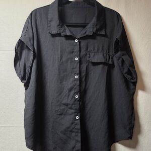 Elegant Black Women's Blouse